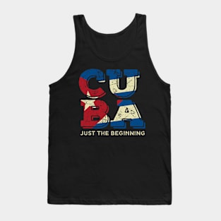 Cuban Protest Free Cuba Patriotic Viva Cuba Libre Save Cuba Tank Top